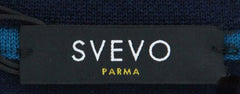 $1200 Svevo Parma Blue Cashmere Blend 1/4 Zip Sweater - (SV930265) - Parent