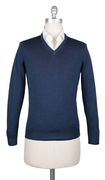 Svevo Parma Dark Blue Cashmere Sweater - (S1241818) - Parent