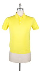 Svevo Parma Yellow Solid Cotton Polo - Large/52 - (R4)