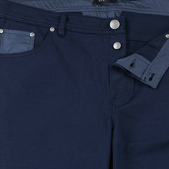 Svevo Parma Dark Blue Knit Pants - (SV-829SE14-MP0002186F) - Parent