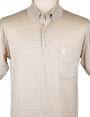 Svevo Parma Beige Striped Cotton Polo - (RR) - Parent