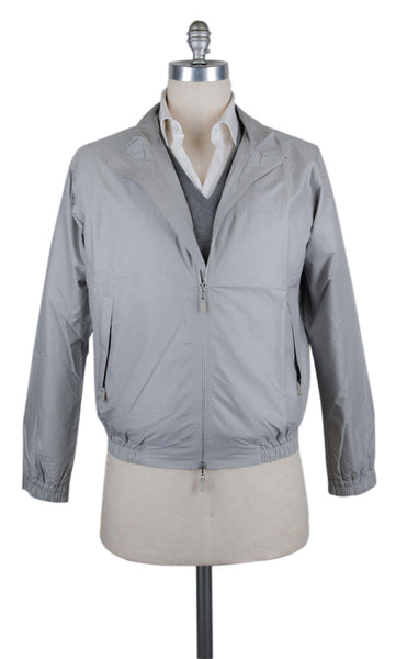 Svevo Parma Light Gray Solid Windbreaker - (SV0L2115) - Parent