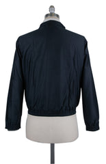 Svevo Parma Navy Blue Solid Windbreaker - (SV200152769) - Parent