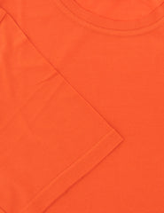 Svevo Parma Orange Solid Crewneck Piqué T-Shirt - (RN) - Parent