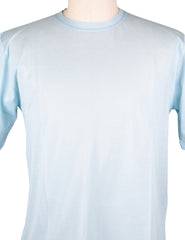 Svevo Parma Light Blue Solid Crewneck Piqué T-Shirt - (RL) - Parent