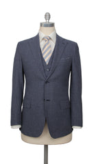 Fiori Di Lusso Blue Wool Blend Melange Suit - 38/48 - (BN322211)