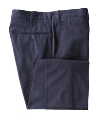 Fiori Di Lusso Blue Wool Blend Melange Suit - (BN322211) - Parent