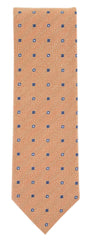 Finamore Napoli Orange Geometric Tie - 3.25" x 57" - (TIEGEOX3)