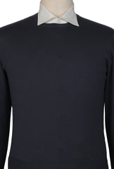 Kiton Dark Gray Wool Crewneck Sweater - (SV10122217) - Parent