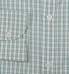 Luigi Borrelli Green Check Cotton Shirt - Extra Slim - (LB11192210) - Parent