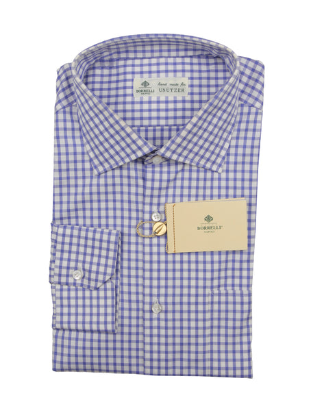 Luigi Borrelli Purple Cotton Shirt - Extra Slim - (LB1119229) - Parent