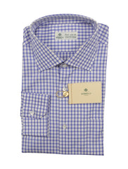 Luigi Borrelli Purple Cotton Shirt - Extra Slim - (LB1119229) - Parent