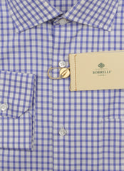 Luigi Borrelli Purple Cotton Shirt - Extra Slim - (LB1119229) - Parent