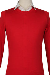 Svevo Parma Red Cashmere Blend Crewneck Sweater - (SV1019223) - Parent