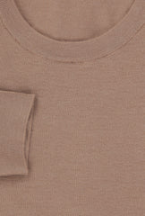 Svevo Parma Light Brown Crewneck Sweater - (SV1019222) - Parent