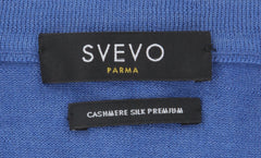 Svevo Parma Blue Cashmere Blend Crewneck Sweater - (SV1019225) - Parent