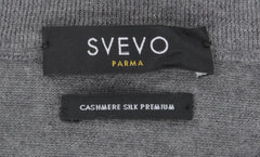 Svevo Parma Gray Cashmere Blend Crewneck Sweater - (SV1019228) - Parent