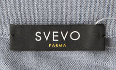 Svevo Parma Gray Wool 1/4 Zip Polo Sweater - (SV928221) - Parent