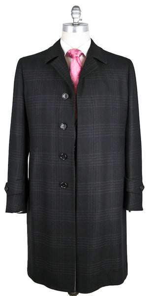Cesare Attolini Black Coat Size L (US) / 52 (EU)