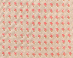 Tie Your Tie Beige - White, Pink Tie - 3.25" x 57.5"