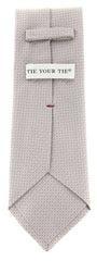 Tie Your Tie Gray - Beige, Red Tie - 3.25" x 58"