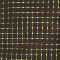 Tie Your Tie Brown with Green Pattern Tie