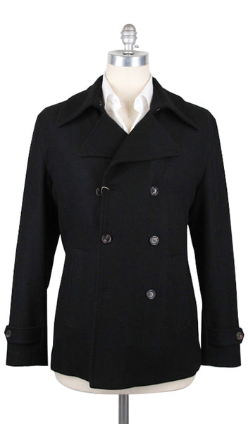 Luciano Barbera Black Solid Jacket - 40/50 - (116070/PRT/00004/697)