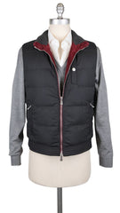 Brunello Cucinelli Red Reversible Suede Leather Vest - (NM) - Parent