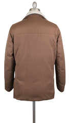 Brunello Cucinelli Brown Solid Winter Jacket - (602) - Parent