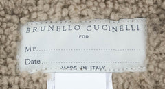 Brunello Cucinelli Dark Brown Leather Biker Jacket - (609) - Parent