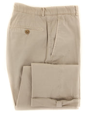 Brunello Cucinelli Beige Solid Pants - Slim - 40/56 - (BCL0050M78WC163)