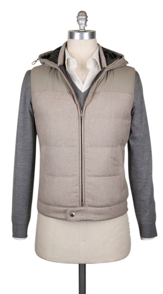 Cucinelli Cream Wool Blend Other Vest - (BC4281198141) - Parent