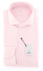 Barba Napoli Pink Striped Shirt - Extra Slim - 17/43 - (BN905UU13T)