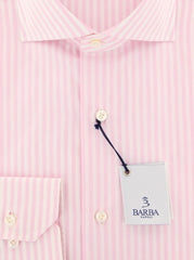 Barba Napoli Pink Striped Shirt - Extra Slim - (BN905UU13T) - Parent