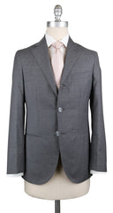 Barba Napoli Light Gray Wool Solid Suit - 44/54 - (BNSUIT24B164)