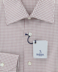 Barba Napoli Burgundy Red Shirt - Slim - 15.75/40 - (D2U10T0000005)