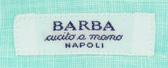 Barba Napoli Green Solid Shirt - Slim - 15/38 - (D2U10T0000P22)