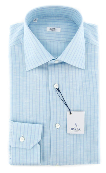 Barba Napoli Light Blue Shirt - Slim - (D22320201U10T) - Parent