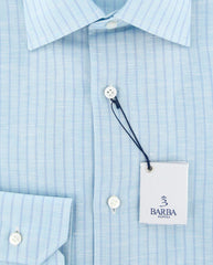 Barba Napoli Light Blue Shirt - Slim - (D22320201U10T) - Parent