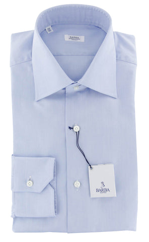 Barba Napoli Light Blue Shirt - Slim