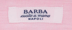 Barba Napoli Pink Solid Shirt - Slim - 14.5/37 - (D2U13T381008)