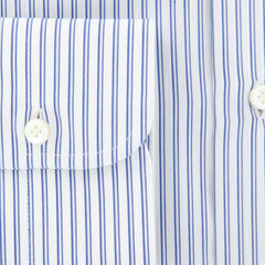 Barba Napoli Blue Striped Shirt - Slim - (D2U33RPZA714M) - Parent