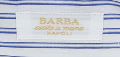 Barba Napoli Blue Striped Shirt - Slim - (D2U33RPZA714M) - Parent