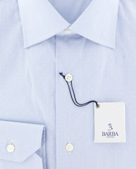 Barba Napoli Light Blue Striped Shirt - Slim - (BND2U46U10) - Parent