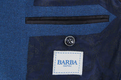 Barba Napoli Blue Virgin Wool Solid Sportcoat - (BN98173) - Parent