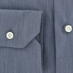 Barba Napoli Blue Solid Shirt - Extra Slim - (I12030502U13T) - Parent
