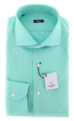 Barba Napoli Green Shirt - Extra Slim - 16.5/42 - (I1U13T340130)