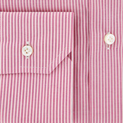 Barba Napoli Pink Striped Shirt - Extra Slim - 17/43 - (I1U13T341602)