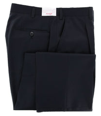 Brioni Midnight Navy Blue Super 150's Solid Suit - (514456) - Parent