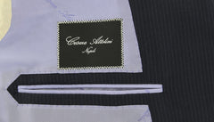 Cesare Attolini Navy Blue Suit - (AUK30PUB3A11WA20B33C4) - Parent